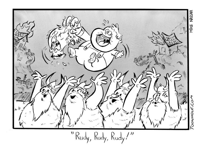 Viking Rudy’s First Pillage