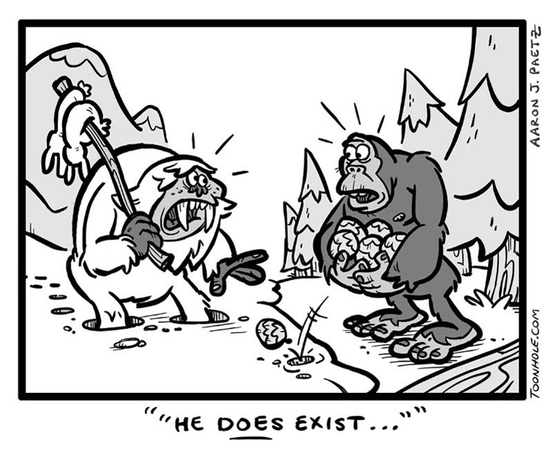 Bigfoot and Yeti