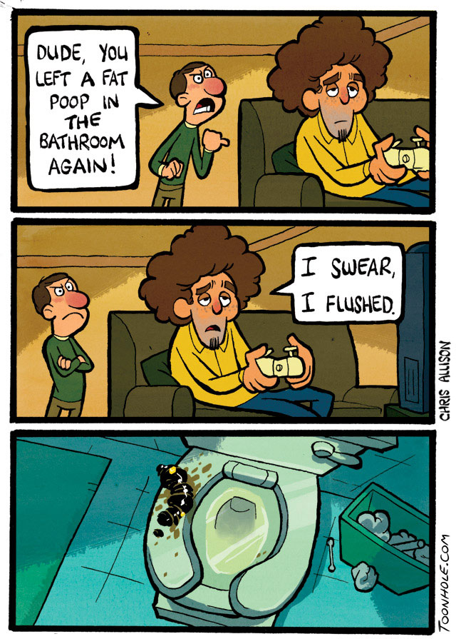 I Swear I Flushed
